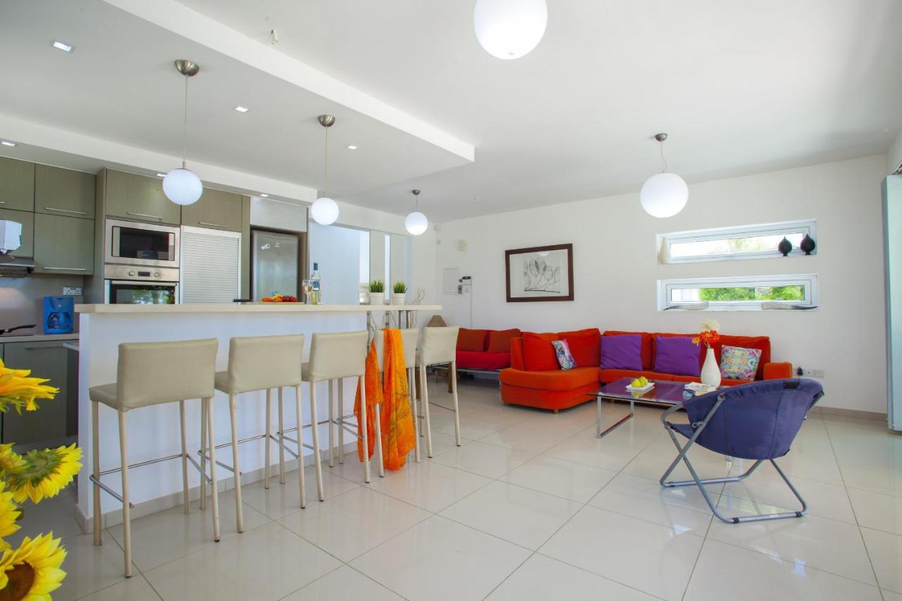 Ayia Thekla Seafront Villa Lavender Ajía Nápa Eksteriør bilde